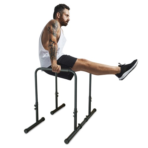 Power tower dip station - station, with