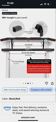 Amazefan doorway pull bar - amazefan,