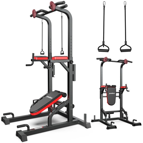 Power tower pull - tower, bar